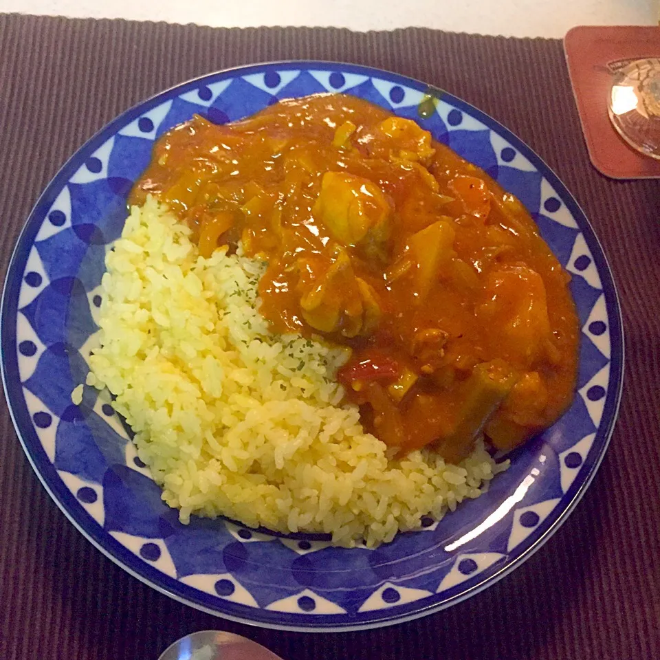 カレー粉でつくったチキンカレー|zoemocさん