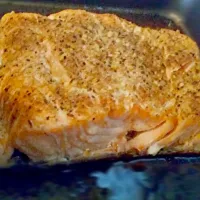 oven baked Cajun (created my own Cajun seasoning) salmon|Natalis Nat-alease Valdesさん