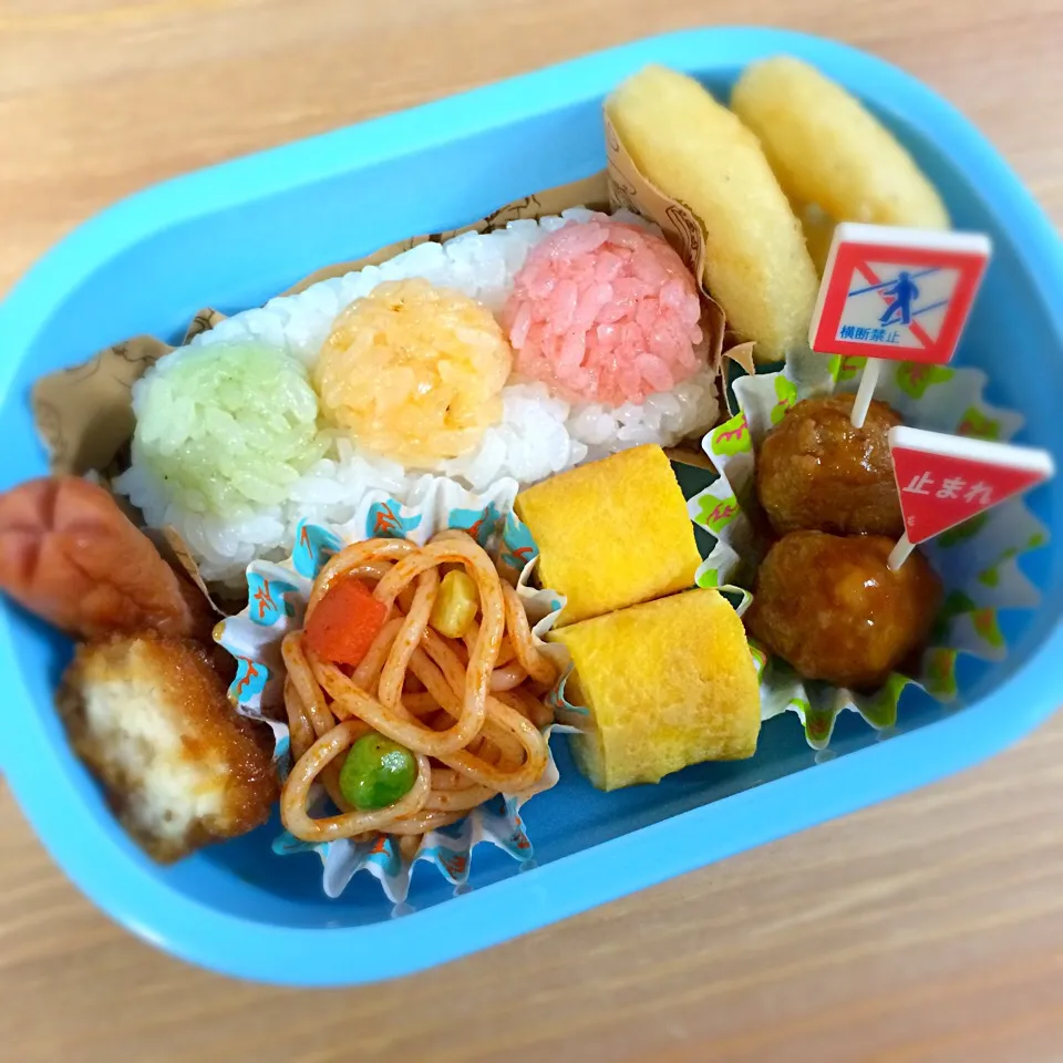 信号機お弁当|ぴぃさん