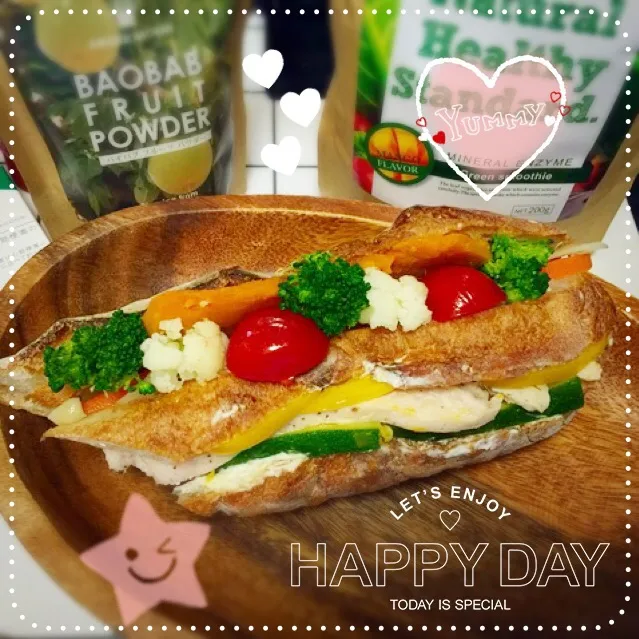 Snapdishの料理写真:今日のお弁当•*¨*•.¸¸♬︎
寝坊してサラダまで作れんかった(;^_^A|Mehco Coconutvanillaさん