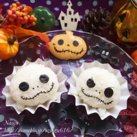 Snapdishの料理写真:ツムツム★ジャックのハロウィンおにぎり🎃