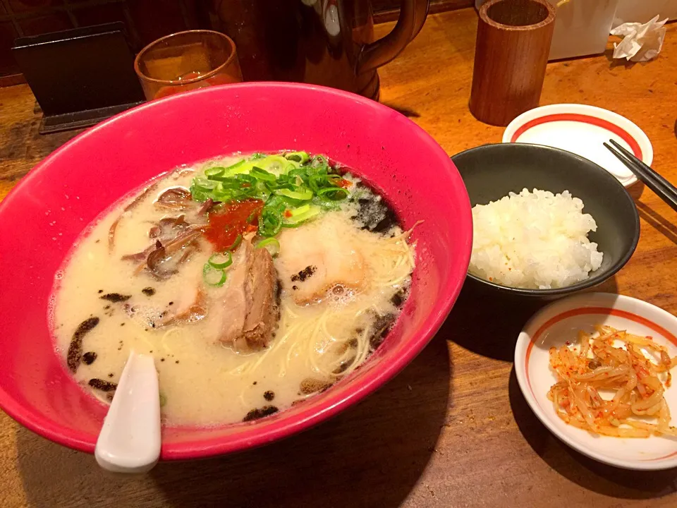 京都 一風堂の赤丸ラーメンで昼ごはん。|Hiroshi Aritaさん