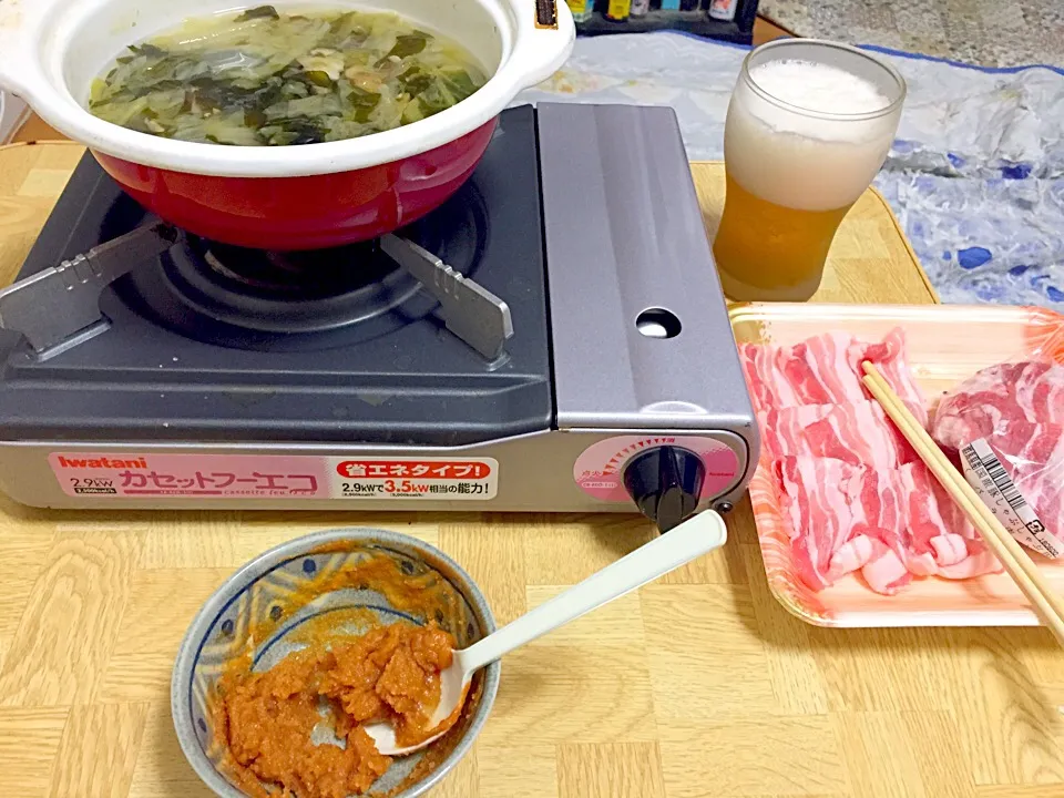 Snapdishの料理写真:今夜はしゃぶしゃぶ|Tarou  Masayukiさん