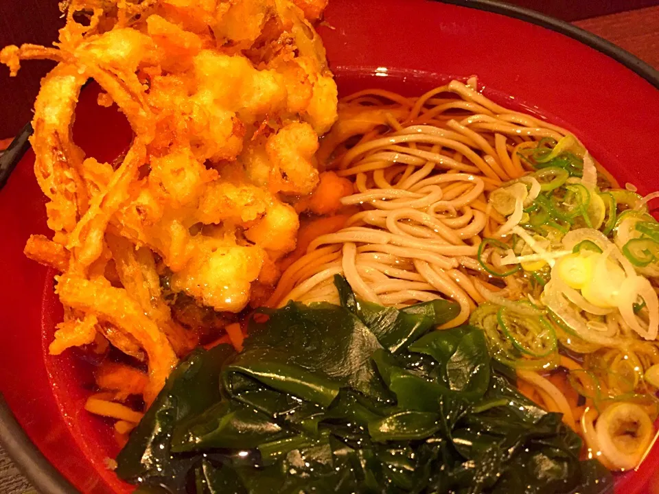 海鮮かき揚げ蕎麦|buhizouさん