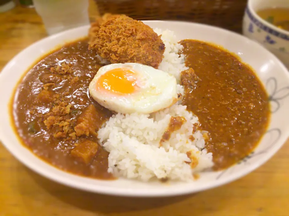 Snapdishの料理写真:ダブルカレー|こだまさん