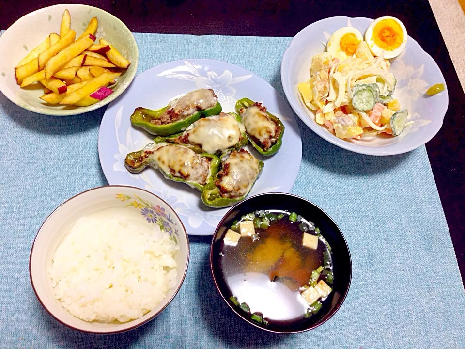 Snapdishの料理写真:ピーマンの肉詰め|Rieさん