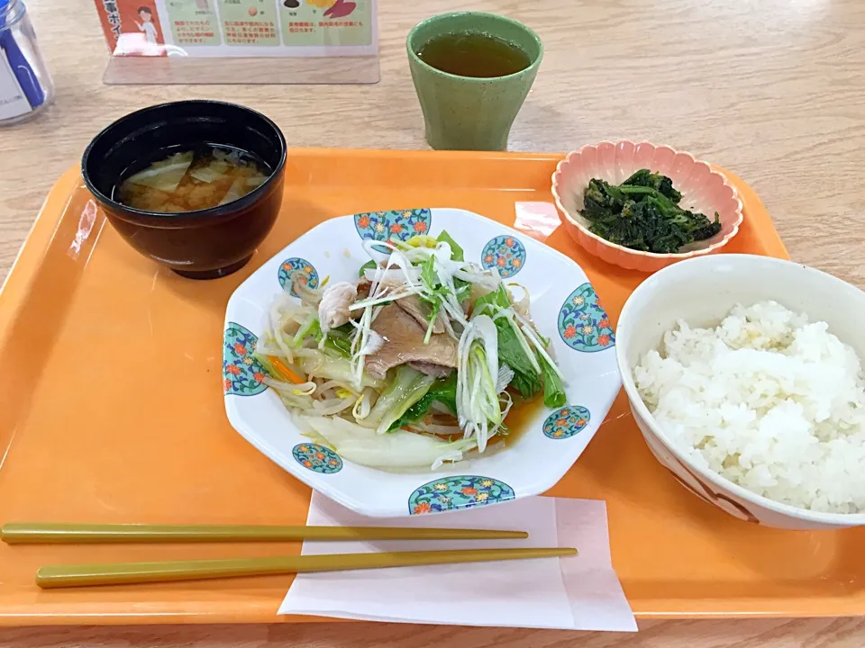 蒸し野菜と豚のあんかけ(^O^)／|すかラインさん