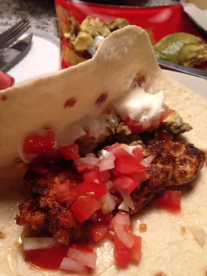 Mexican spicy grill chicken tacos|Jennifer Hsuさん