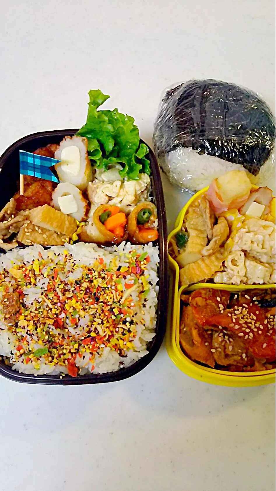 今日の長男弁当🍱と私弁当🍱〰💃|Sayakaさん