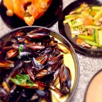 Shallot saffron cream mussels|Jennifer Hsuさん