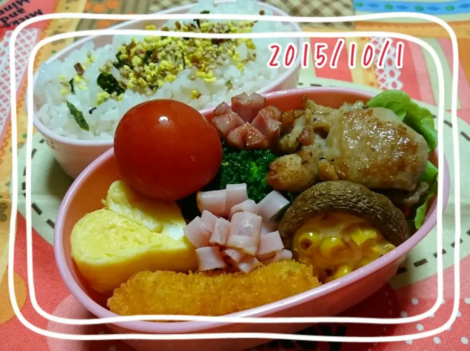 Snapdishの料理写真:今日のナギ弁当🍱|marikoさん