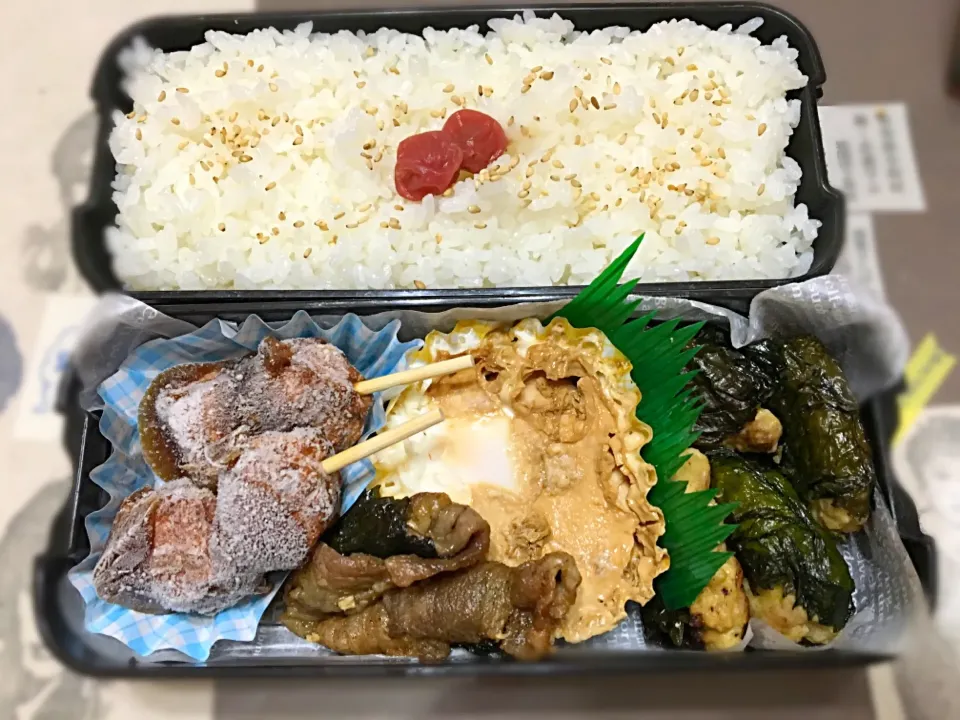 Snapdishの料理写真:息子弁当@96.IH壊れてテンヤワンヤΣ(｡>艸<｡)|もりさん