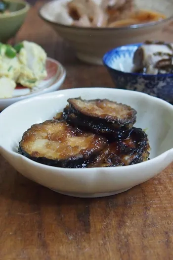 『茄子の蒲焼き』 #おかず #一品料理 #小鉢|Mariko  Matsuiさん