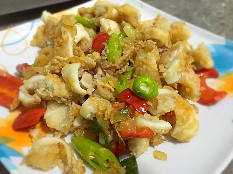 Salt & pepper squid|Kutingさん