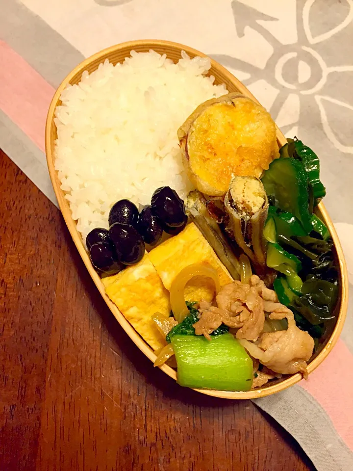 Snapdishの料理写真:今日の自分お弁当(●´ω｀●)ゞ|さくたえさん