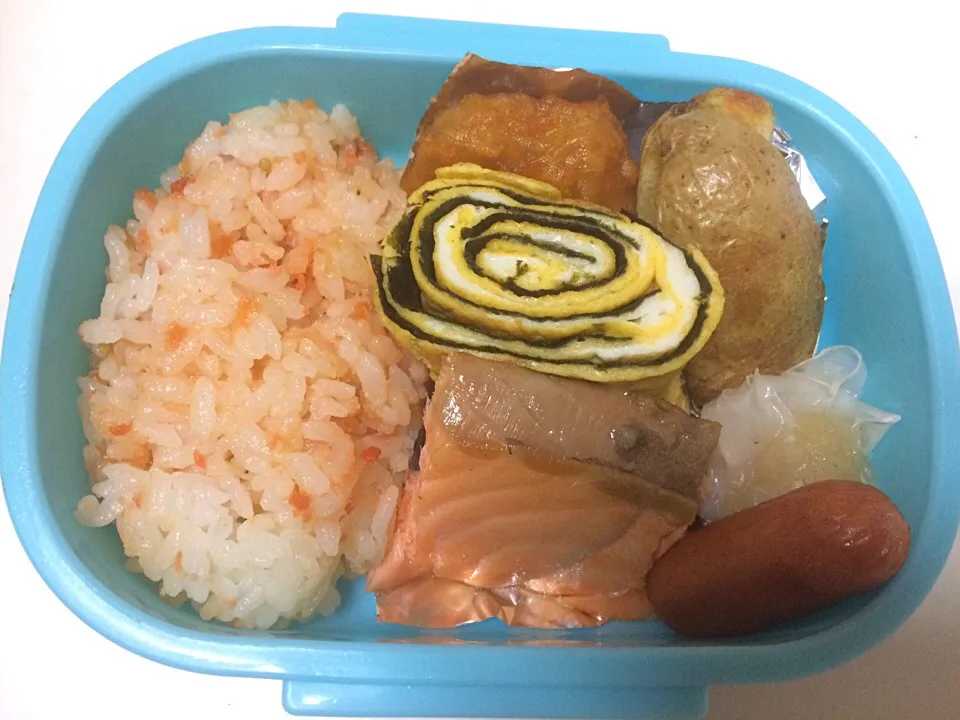 しゃけ＆のりたまご焼きお弁当|こっちゃんさん