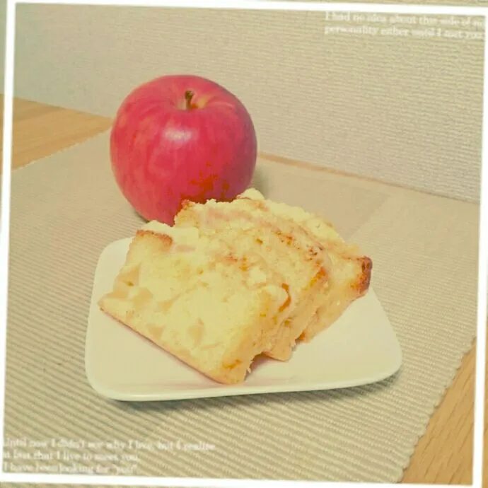 アップルクランブルケーキ🍎|へい！さん