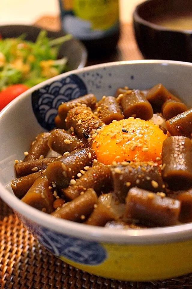 牛蒡なんばん丼|はさん