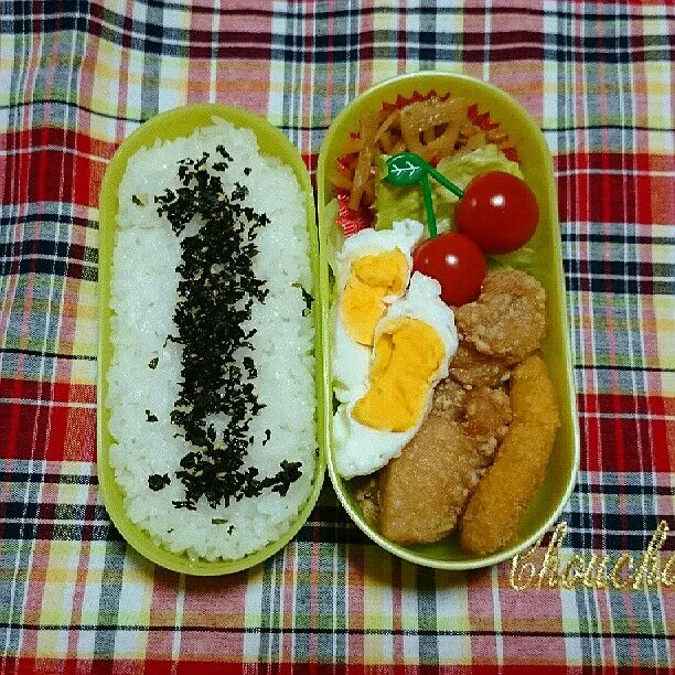 Snapdishの料理写真:2015/10/02の長女弁当🍱|ふみぃさん