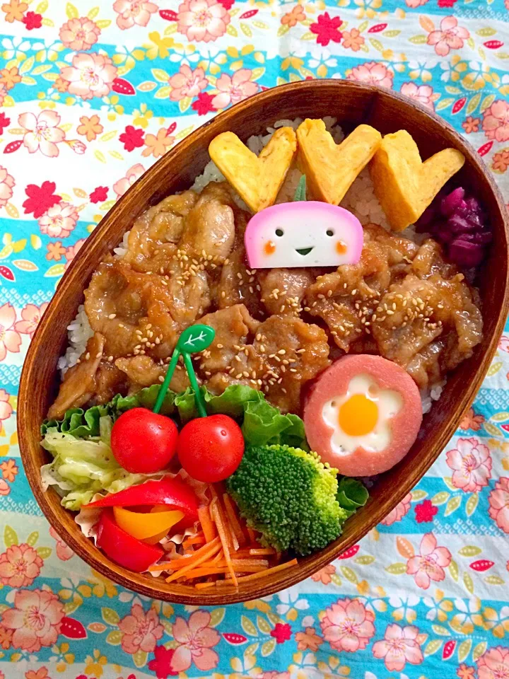 Snapdishの料理写真:今日の息子のお弁当2015/10/02|ミホさん