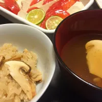 松茸ご飯 お汁|まった ゆうゆうさん