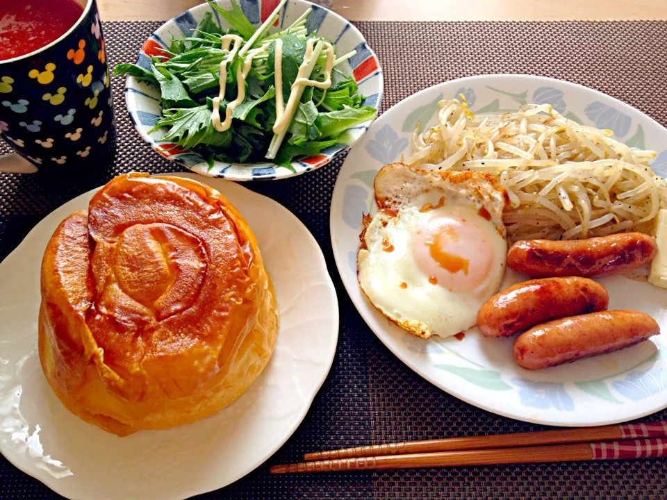 10月2日朝食兼昼食|ばぁさんさん