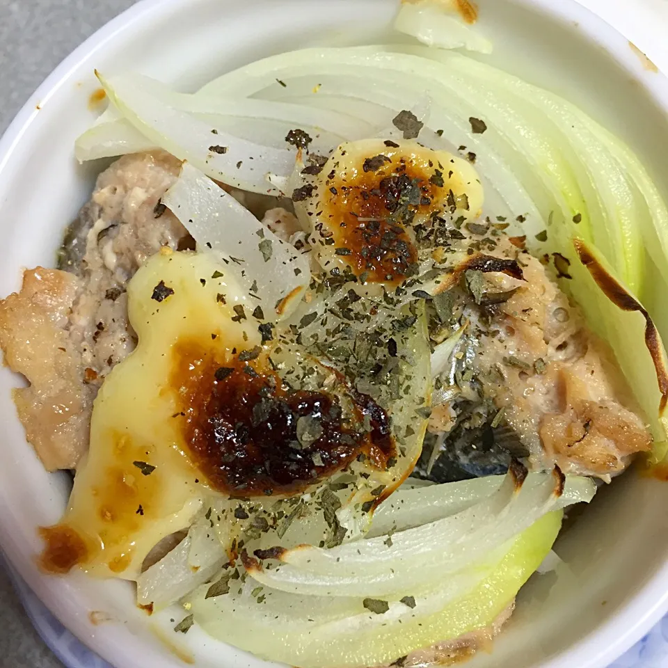 Snapdishの料理写真:鯖缶のマヨネーズ焼き|chilipeさん