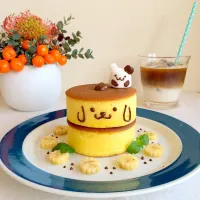 ポムポムプリンのパンケーキ