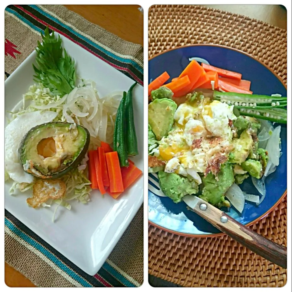 Snapdishの料理写真:OMさんのFried egg in avocado|ゆず( ˘ ³˘)♥さん