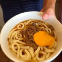 息子作 肉うどん|itoさん