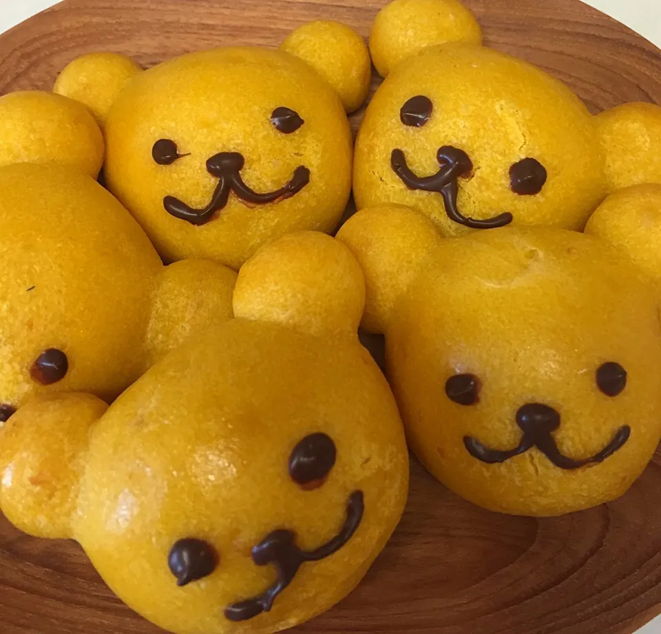 Snapdishの料理写真:ハロウィンなくまさんパン♪|Naomiさん