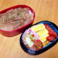 Snapdishの料理写真:音楽部・部活の生姜焼き弁当|Junko Kitamuraさん