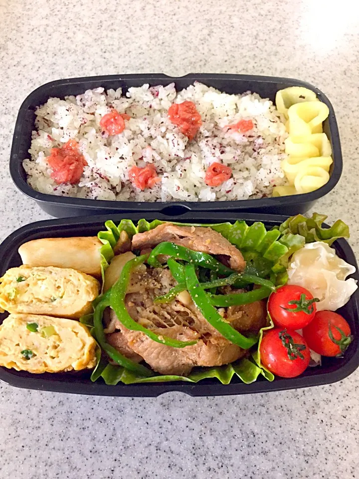 Snapdishの料理写真:中学男子の部活弁当|Kikikさん