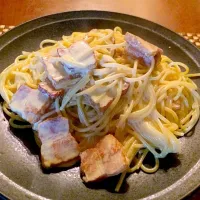 Bacon Curry Cream pasta🍼ﾍﾞｰｺﾝのｶﾚｰｸﾘｰﾑﾊﾟｽﾀ