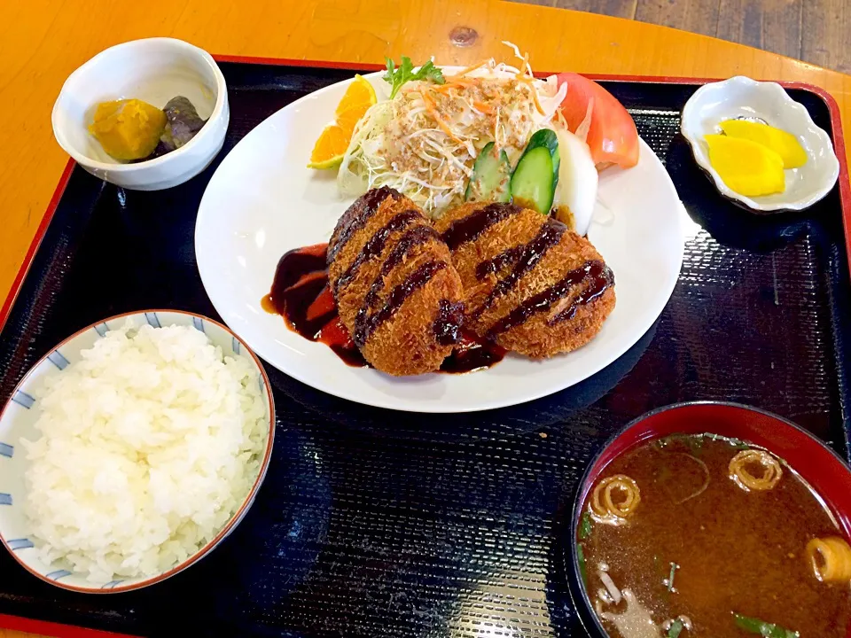 飛騨牛コロッケのランチ〜|のんきーもんきーさん