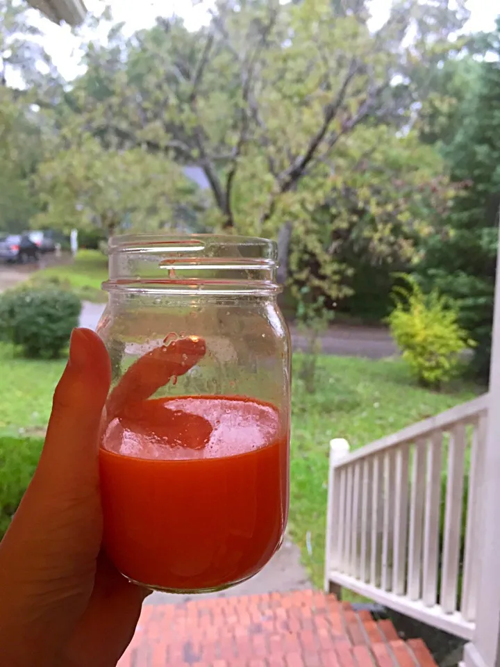 Snapdishの料理写真:Fresh made orange & carrot juice.|Samantha Owenさん