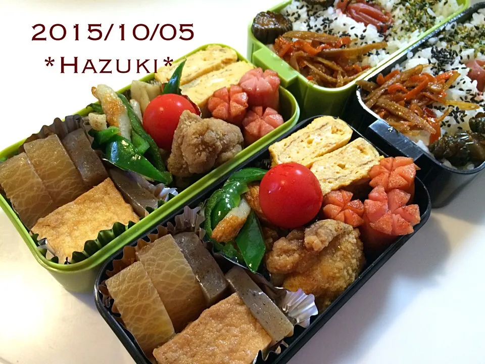 Snapdishの料理写真:高校生息子弁当🍱🍱|Hazukiさん