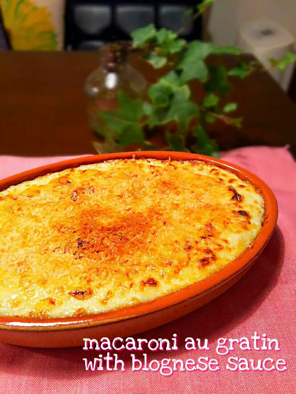 macaroni au gratin with blognese sauce!!|和田 匠生さん