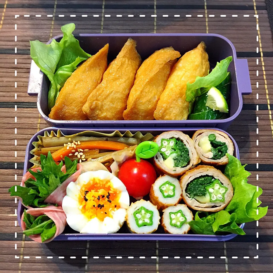 Snapdishの料理写真:今日の息子のお弁当|りんりんさん