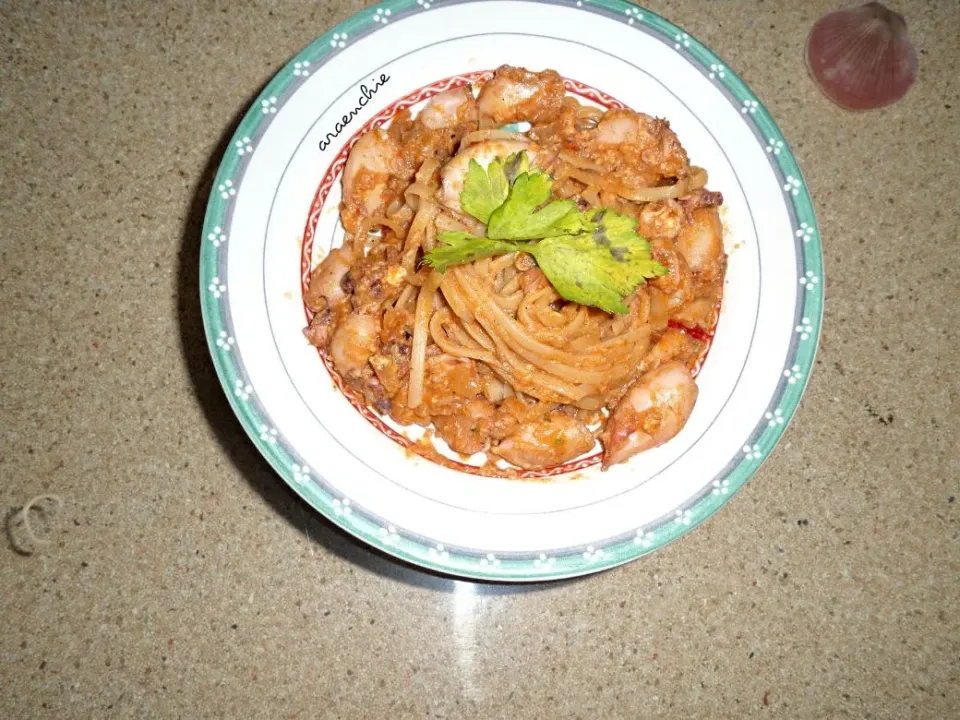 my version #Pasta #Pastel/pastelillo #Seafood #Italian cuisine#Cuisine italienne|rainyさん