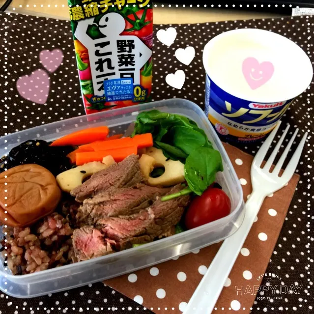 和牛ヒレ肉の味噌漬けと玄米雑穀酵素ごはん♡|Mehco Coconutvanillaさん