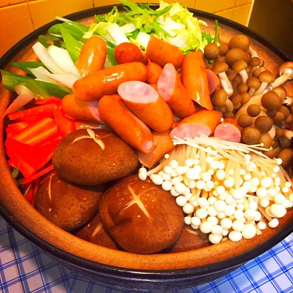 Kimuchi Nabe for tonight's dinner|Laarni Nabongさん