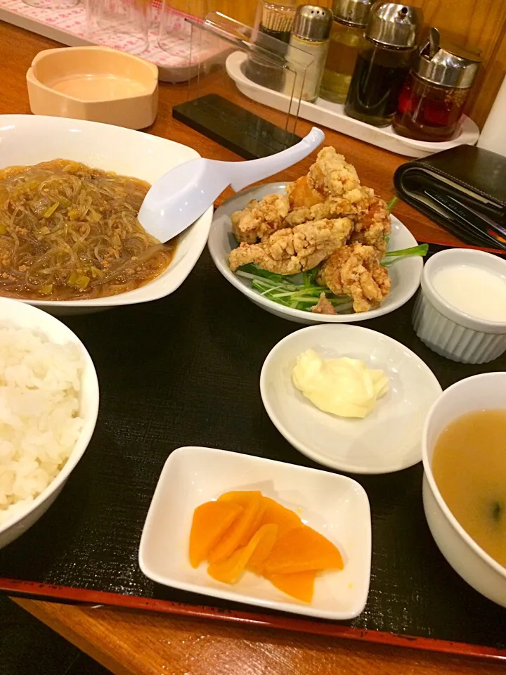 Snapdishの料理写真:中華定食|tyatyaさん