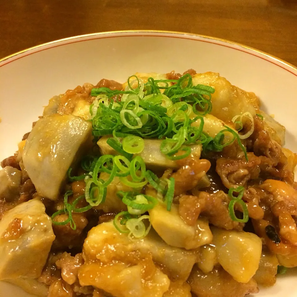 里芋と豚肉の照り焼き〜ハチミツ入り〜|ゆうみん（4人の母ちゃん）さん