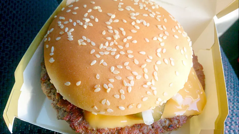 10/5 double quater punder cheese  burger #Hamburger #Macdone|タップダンスシチーさん