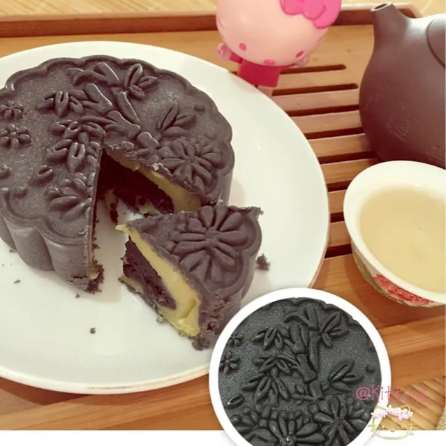 🌚Ginkgo Blacksesame moon cake-RM 17.80|🎀Kittyna🌸さん