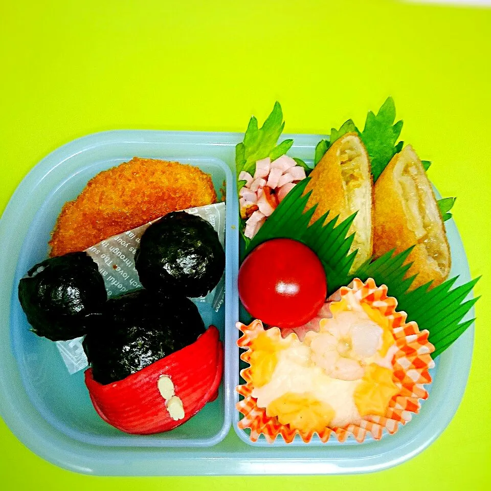 #幼稚園お弁当 #年少さんお弁当 #4才お弁当 #obento #Bento #Lunchbox #キャラ弁 #キャラクター弁当 #ミッキー #ミッキーマウス #ディズニー #Disney #Character|かおりさん