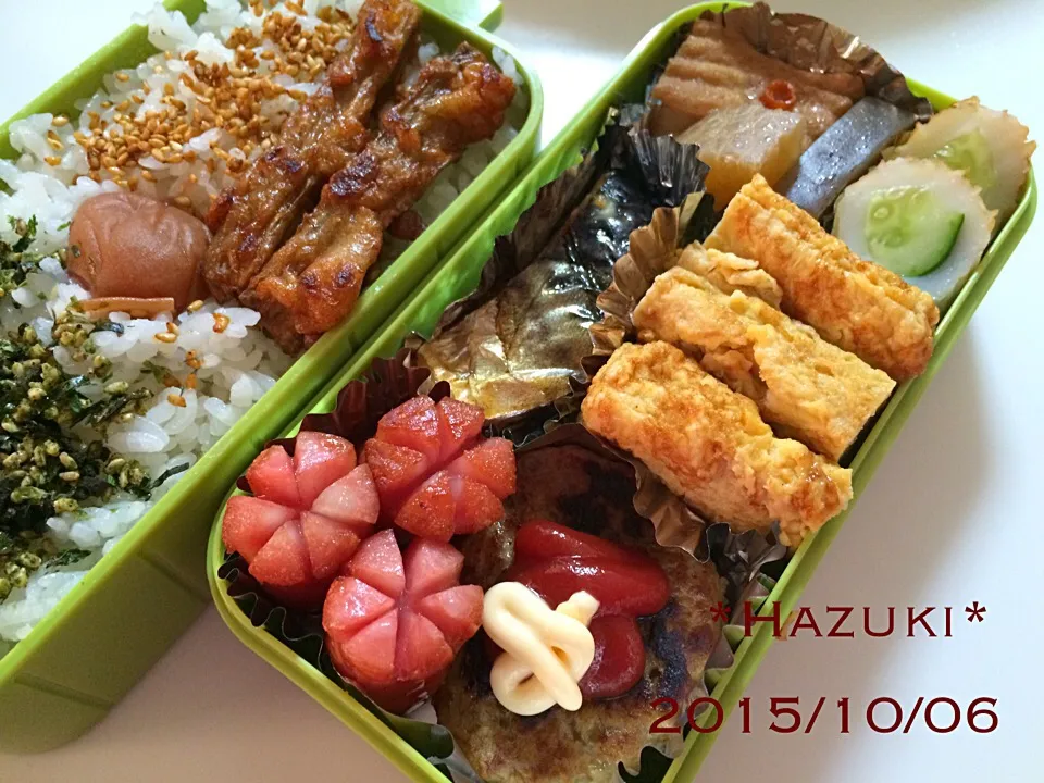 Snapdishの料理写真:高校生息子①弁当🍱|Hazukiさん