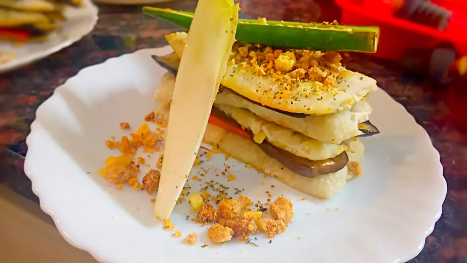 糖質制限中でも美味しくプロのコース料理を！～ハモのポワレ 季節野菜のミルフィーユ仕立て～|マイシェフさん