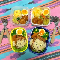 Snapdishの料理写真:キャラ弁 おさるのジョージ|Megumi3005さん